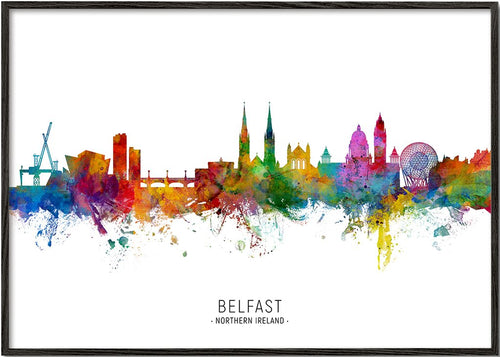 Belfast Skyline multicolor