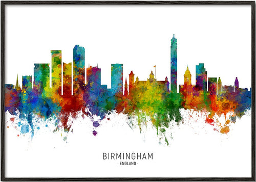 Birmingham Skyline multicolor