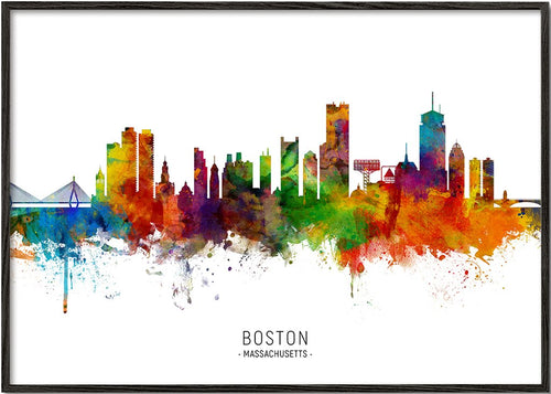Boston Skyline multicolor
