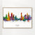 Chicago Skyline multicolor