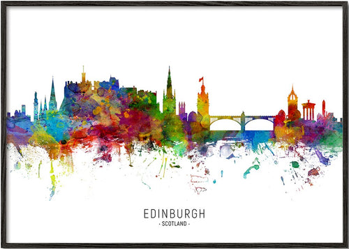 Edinburgh Skyline multicolor