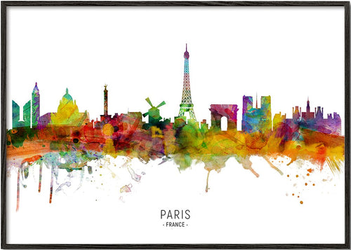 Paris Skyline multicolor