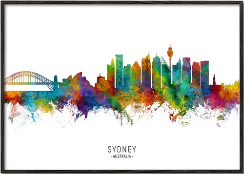 Sydney Skyline multicolor