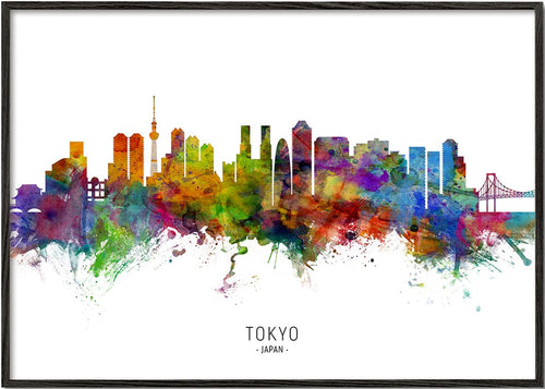 Tokyo Skyline multicolor
