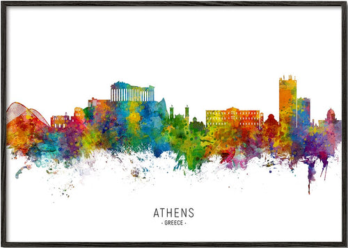 Athens Skyline multicolor