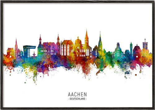 Aachen Skyline multicolor