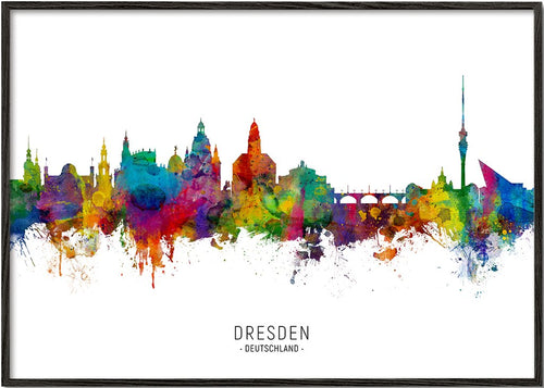 Dresden Skyline multicolor