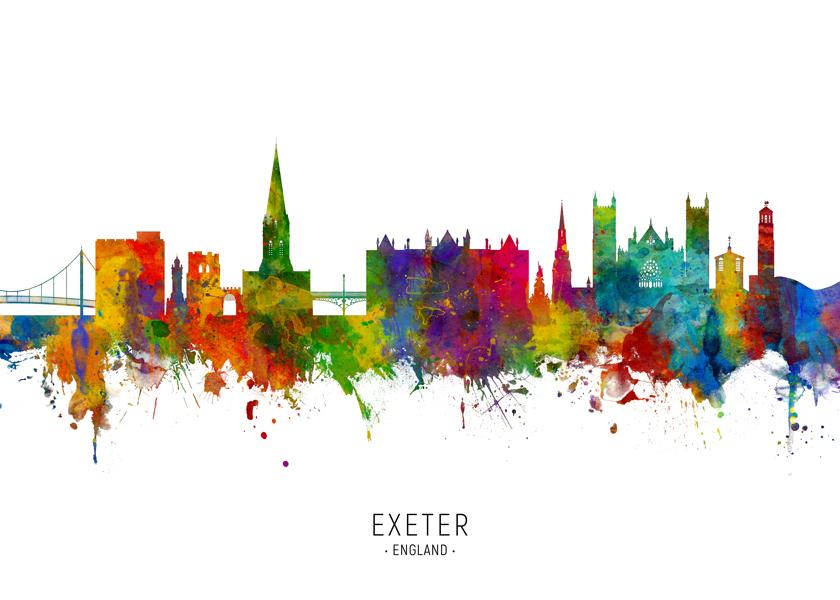Exeter Skyline multicolor
