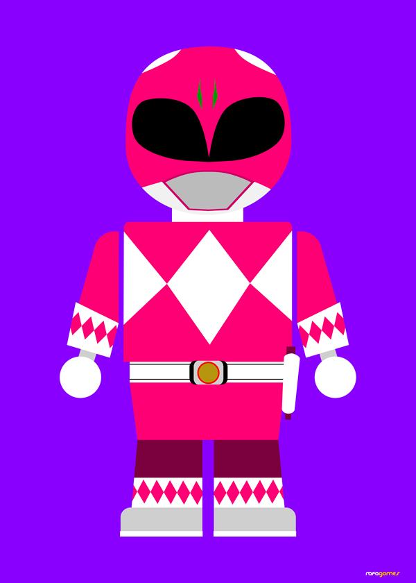 Toy Power Ranger Pink