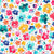 Happy Dots Flowers Multi Cuadradas 2