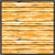 Watercolor Stripes Orange Cuadradas 2