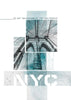 NYC Brooklyn Bridge Details | turquoise marble