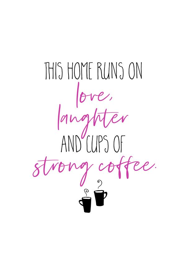 Strong Coffee | pink