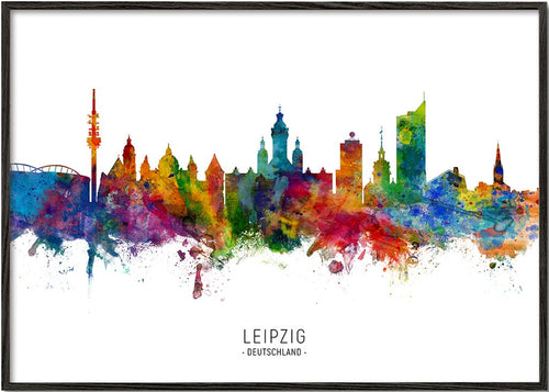 Leipzig Skyline multicolor