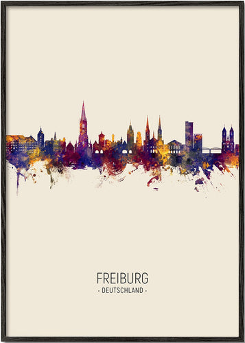 Freiburg Skyline beige