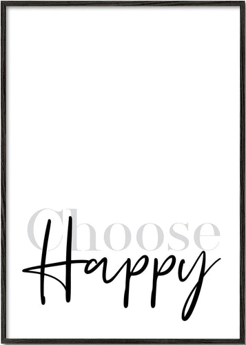 Text Art CHOOSE HAPPY