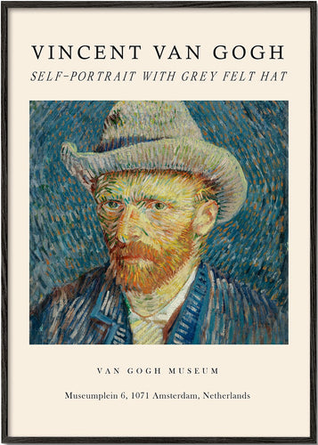Self-Portrait with Grey Felt Hat Exhibition - Van Gogh