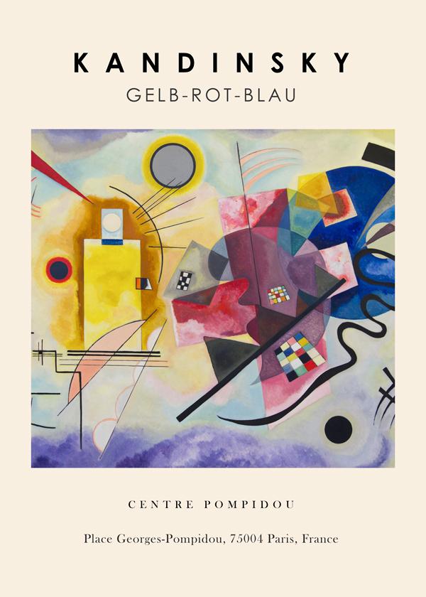 Gelb-Rot-Blau Exhibition - Vasili Kandinsky