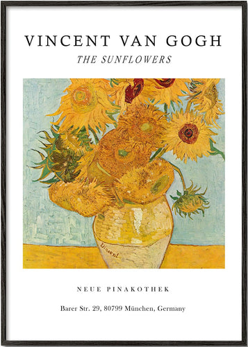 The Sunflowers Exhibition White - Van Gogh