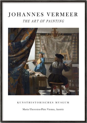 The Art of Painting Exhibition White - Johannes Vermeer