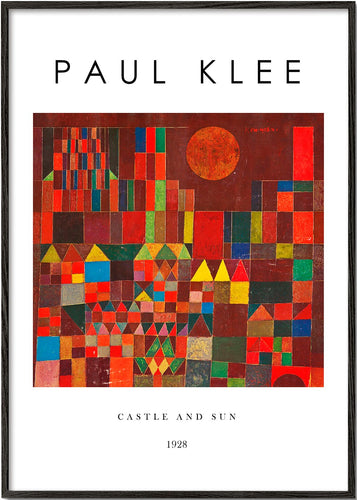 Castle and Sun Exhibition White - Paul Klee