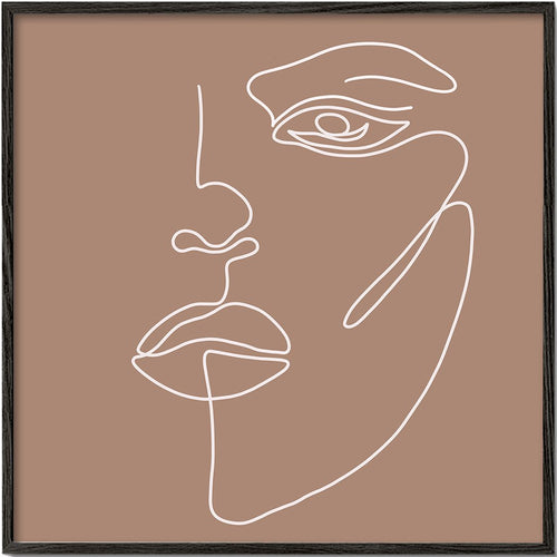 Woman face Square