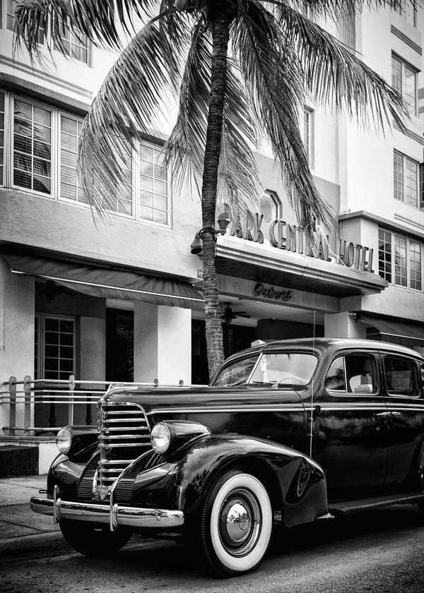 Black Florida - Miami Beach Classic Car