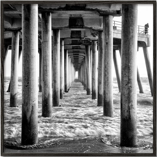 Black California - Underneath Huntington Beach Pier II
