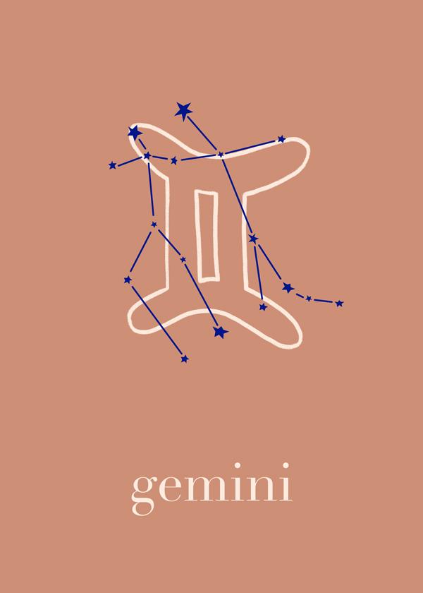 Gemini Constellation Terracotta