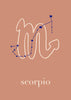 Scorpio Constellation Terracotta