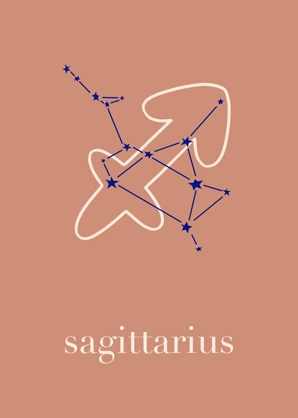 Sagittarius Constellation Terracotta