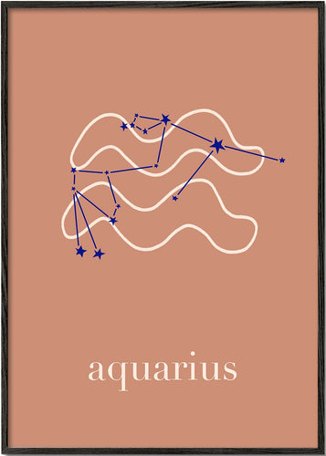 Aquarius Constellation Terracotta