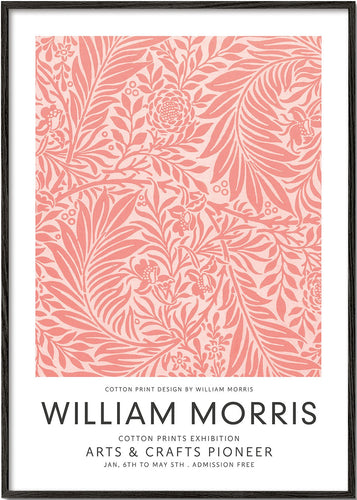 William Morris pink pattern