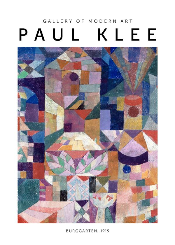 Paul Klee, BURGGARTEN, 1919