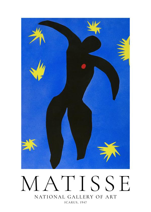 Henri Matisse Bild 2024 Druck - gerahmt hinter Glas