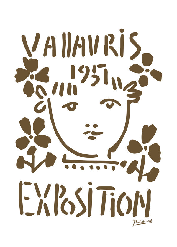 PIcasso Vallauris 1951 Exposition Poster