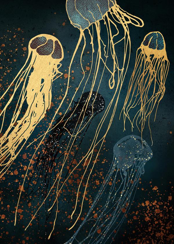 Metallic Jellyfish